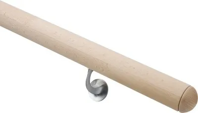 Produktbild von Handlaufset Pertura Buche roh L:1500 mm Ø 52 mm
