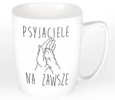 Produktbild von Tasse „Hundefreunde für immer“ – Nadwyraz.com