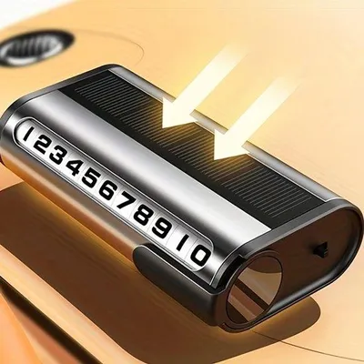 Produktbild von Mobiler, solar-gevoerd, kunststof kentekenplaathouder mit nachtsichtfunktion und rotierendem, einstellbarem Display.