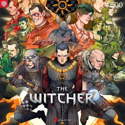 Produktbild von The Witcher Gaming Puzzle Nilfgaard (500 Teile)