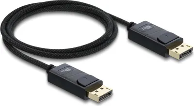 Immagine prodotto di Delock Koaxiales DisplayPort Kabel 16K 60 Hz 80 Gbps mit Geflechtmantel 1 m