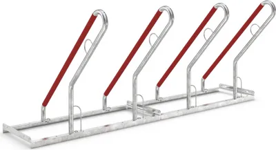 Produktbild von Dreifke® Fahrrad Anlehnparker Bergen XL 1000 | sicherer Anlehnbügel auch für ... für 4 Fahrräder