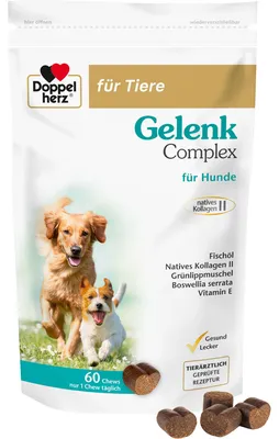 Produktbild von Doppelherz für Tiere Gelenk Complex Chews für Hunde, 60 St. Packung