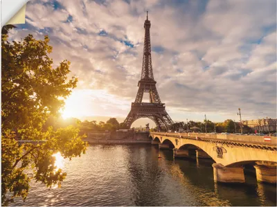 Produktbild von ARTland Wandbild, selbstklebend Paris Eiffelturm II Größe: 60x45 cm