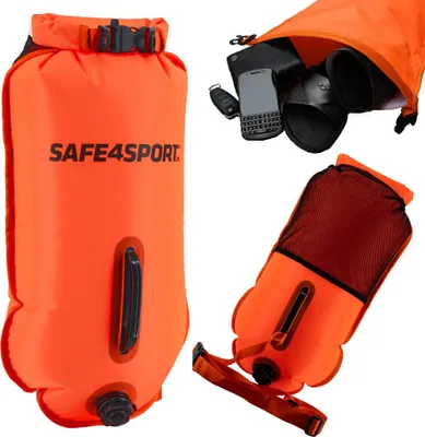 Produktbild von MasterSwimmer Active Sicherheitsboje mit Tasche für Habseligkeiten + Außentasche