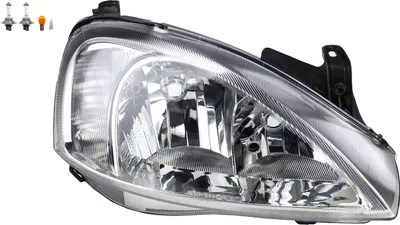 Produktbild von Scheinwerfer passend für Opel Corsa C 09/2000 -06/03 Rechts Leuchtmittel 1216097 09196232 09196283 1216093 Johns