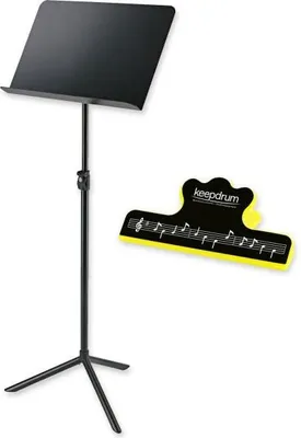 Immagine prodotto di Leggio per orchestra K-M 11930 con morsetto per musica