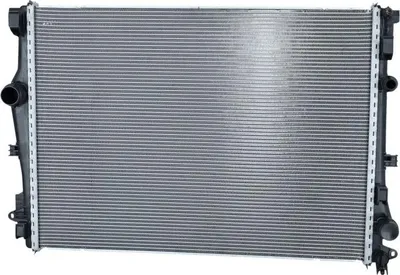 Productafbeelding van Radiateur met koelribben, 625 - 467 mm, aluminium, NRF, geschikt voor onder andere MERCEDES-BENZ C-KLASSE