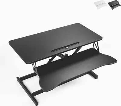 Produktbild von Höhenverstellbarer Desktop-PC-Monitorständer Jallo+ - Schwarz