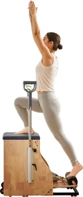 Immagine prodotto di Sedia Pilates a pedali divisi - Sedie combinate per la stabilità - Maniglia per l'allenamento di tutto il corpo