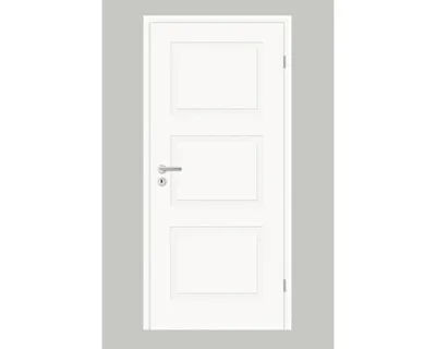 Produktbild von Pertura Zimmertür Mila 02 weiß lackiert (ähnlich RAL 9010) 86,0x198,5 cm Rechts