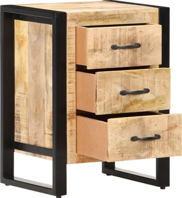 Productafbeelding van vidaXL Nachtkastje, 40x35x55 cm, massief mangohout