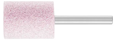 Image de Meule sur tige Pferd grain 60EK 25 x hauteur 32mm diamètre de tige 6mm forme cylindrique dureté 0 rose (AR) - 31135276