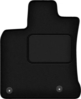 Image de Tapis de sol noir pour le conducteur : Nissan Qashqai +2 Crossover (2007-2013)