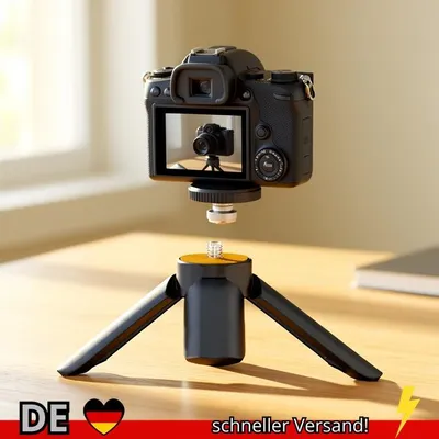 Produktbild von Tragbares Mini-Tischstativ Schreibtischstativ mit 1 4 Zoll Schraube für