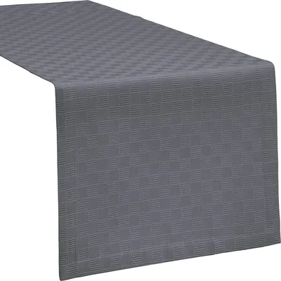 Produktbild von Erwin Müller Tischläufer Paderborn" dunkelgrau 40x170 cm"