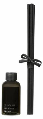 Produktbild von Blomus Raumduft Nachfüllset FRAGA sea salt & sage, Duftöl, Kunststoff, schwarz, 100 ml, 69223