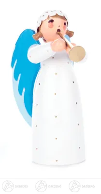 Zdjęcie produktu dla Anioł z fletem stojący Wysokość ok. 7 cm NOWOŚĆ