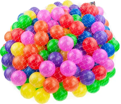 Produktbild von Bunte Bälle Für Bällebad 7Cm Babybälle Plastikbälle Baby Spielbälle 100 Stück
