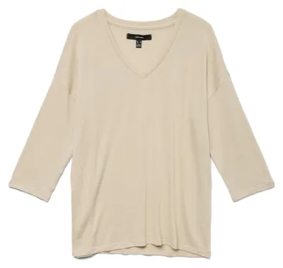 Productafbeelding van VERO MODA Vmbrianna blouse met 3/4 mouwen en V-hals