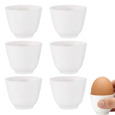 Eierbecher-Set 6er, Porzellan, 5 x 4,3 cm, spülmaschinenfest
