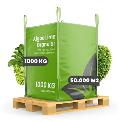 Produktbild von Algenkalk Granulat  - Reines Lithothamnium calcareum (Big Bag 1000 kg für 5 ha)- Organifer