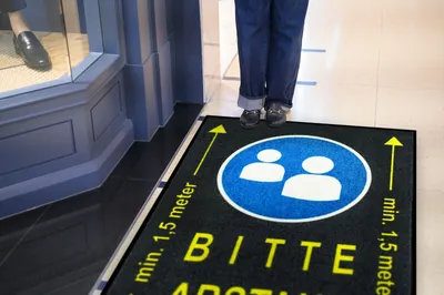 Produktbild von Schmutzfangmatte schwarz Fussmatte innen Sauberlaufmatte