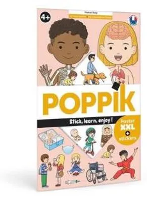 Obrázek produktu pro POPPIK Samolepky – výukový plakát Lidské tělo