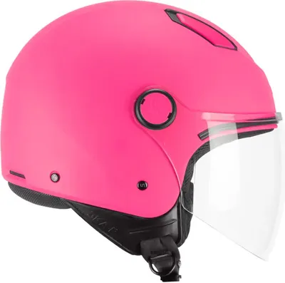 Produktbild von Demi Jet Helm SKA-P 1LHA LUKE Mono Mattes Fluo-Rosa größe S