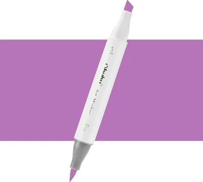Obrázok produktu pre OHUHU obojstranný alkoholový popisovač Brush & Chisel, P4 Lavender