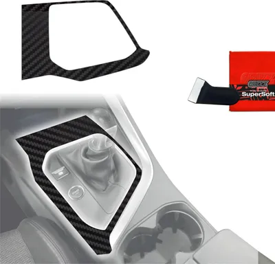 Image de Films de protection Grizz Protector pour console centrale - Peugeot 3008 (2016-2020) aspect carbone mat anti-traces de doigts