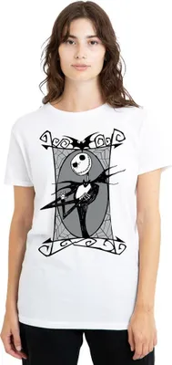 Productafbeelding van The Nightmare Before Christmas - T-shirt voor dames, model TV25197 (maat M), wit