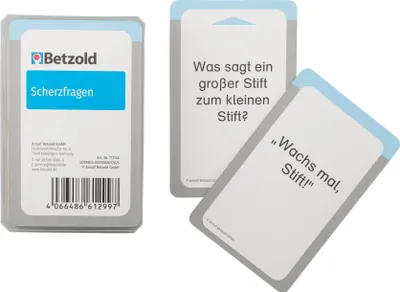 Produktbild von Betzold Scherzfragen - Karten für den Magischen Zylinder, Kartenset | Lernspiel | Magischer Zylinder für Selbstständiges Lernen,