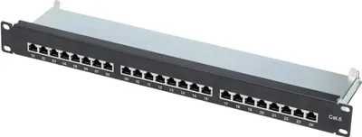 Immagine prodotto di renkforce 24 Port Netzwerk-Patchpanel CAT 6 1 HE