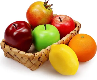 Image de Künstliches Obst Deko Küche Schale Früchte Set 6 Stück/Set