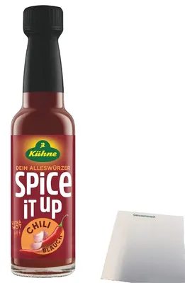 Produktbild von Kühne Spice it up Chili Knoblauch (90ml Flasche) + usy Block