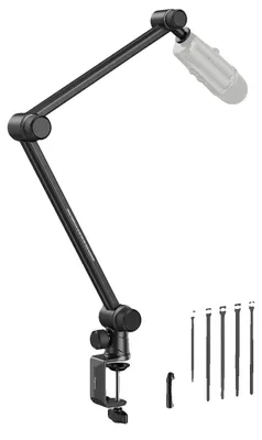 Produktbild von Mikrofonarm, hydraulische Dämpfungsgelenke, Tischmontageklemme, 4303