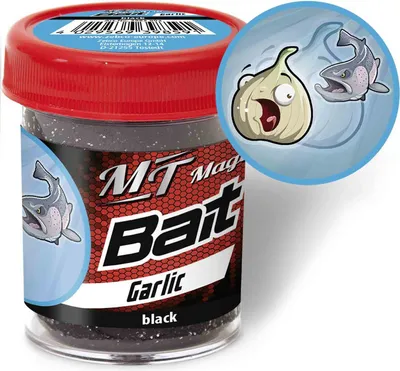 Produktbild von Quantum Magic Trout Bait Forellenpaste Knoblauch 50g - Forellenteig, Farbe:schwarz