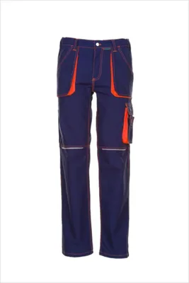 Produktbild von Planam Basalt Neon Bundhose marine/orange Gr. 46, 6221046