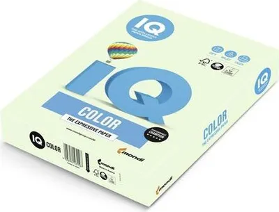 Produktbild von Farebný papier IQ color zelená pastelová GN27, A4, 80g