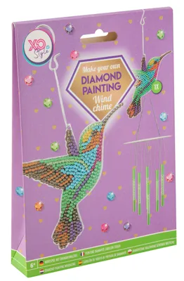 Obrázok produktu pre GRAFIX Diamantové maľovanie Zvonkohra Kolibrík