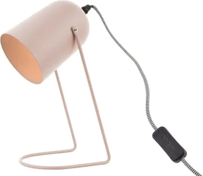 Produktbild von Leitmotiv - Tischleuchte Enchant - Zartrosa - 30x18cm Tischlampe - Nachttischlampe, Wohnzimmer, Schlafzimmer