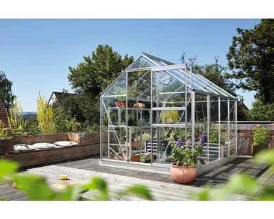 Obrázek produktu pro Skleník Vitavia Planet 5000 skleněný 3 mm 195 x 257 cm hliník