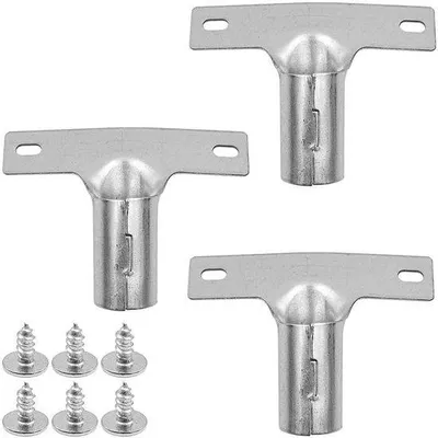 Immagine prodotto di Supporti metallici per manici di scopa - Set di supporto per manici di scopa