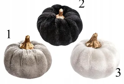 Produktbild von projektdecor Samtkürbis Herbstdeko Höhe 7 cm