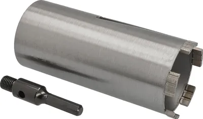 Produktbild von Diamantbohrkrone Ø 82 mm Nutzlänge 180 mm mit 6-kant-Aufnahme 100 mm Segmenthöhe 10 mm Diamant Bohrkrone Trockenbohrkrone Kernbohrer Betonbohrkrone Kernbohrkrone BTEC