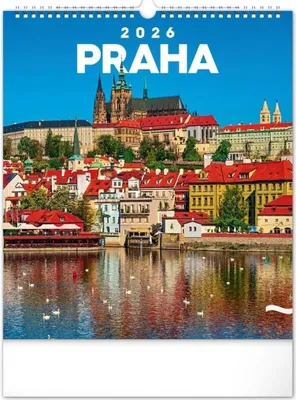 Obrázok produktu pre Praha 2026 - nástenný kalendár