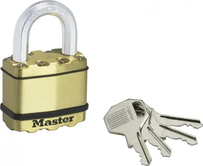 Produktbild von Master Lock Vorhängeschloss Excell Massivmessing 52 mm M5BEURD