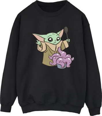 Produktbild von Star Wars - "The Mandalorian" Sweatshirt für Damen BI39817 (XXL) (Schwarz)
