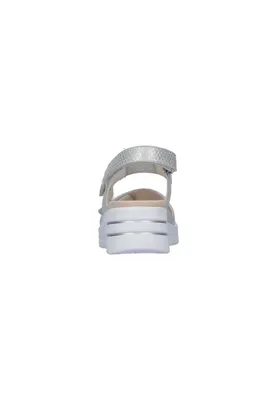 Produktbild von Waldläufer Damen Sandaletten DINA 21999-3.5, 21999-4, 21999-4.5, 21999-5, 21999-5.5, 21999-6, 21999-6.5, 21999-7, 21999-7.5, 21999-8 WDL-795008-187 SILBER 7